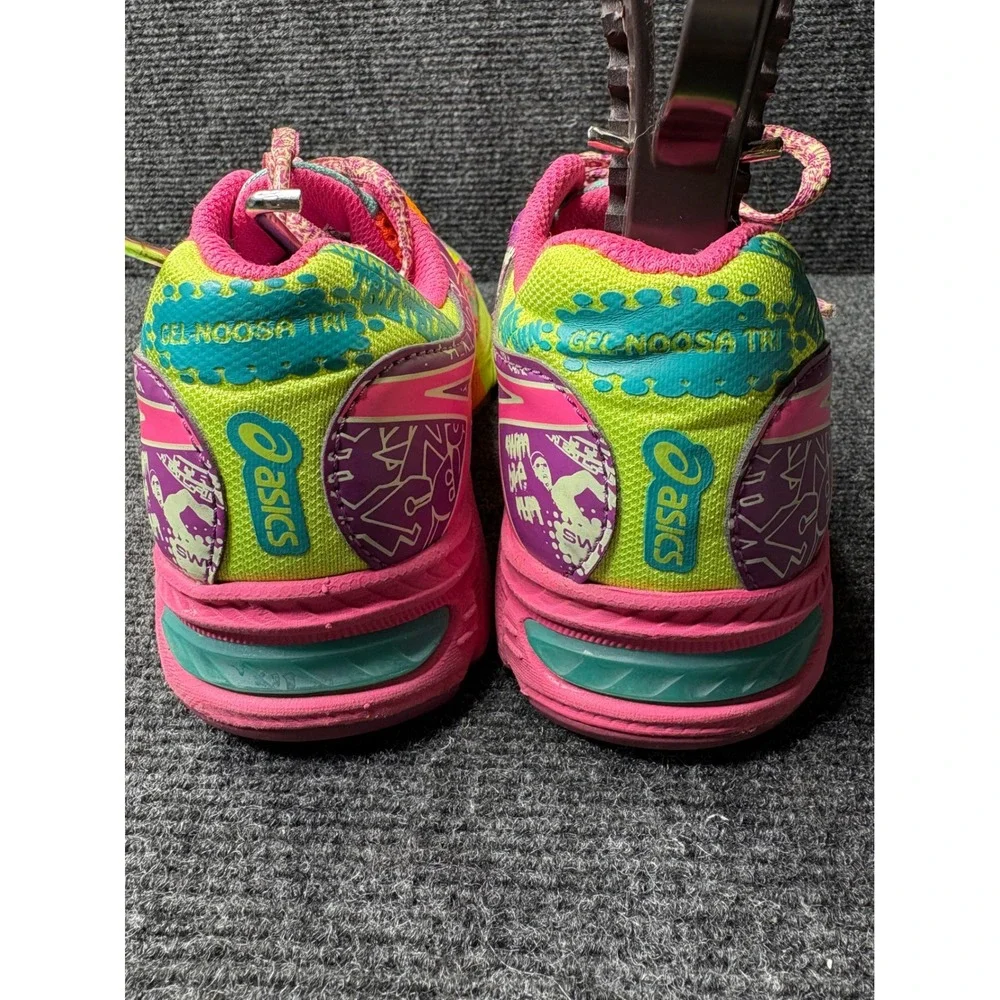 Asics Gel Noosa Tri 9 Womens Running Shoes Pink Orange Neon C401N US 5